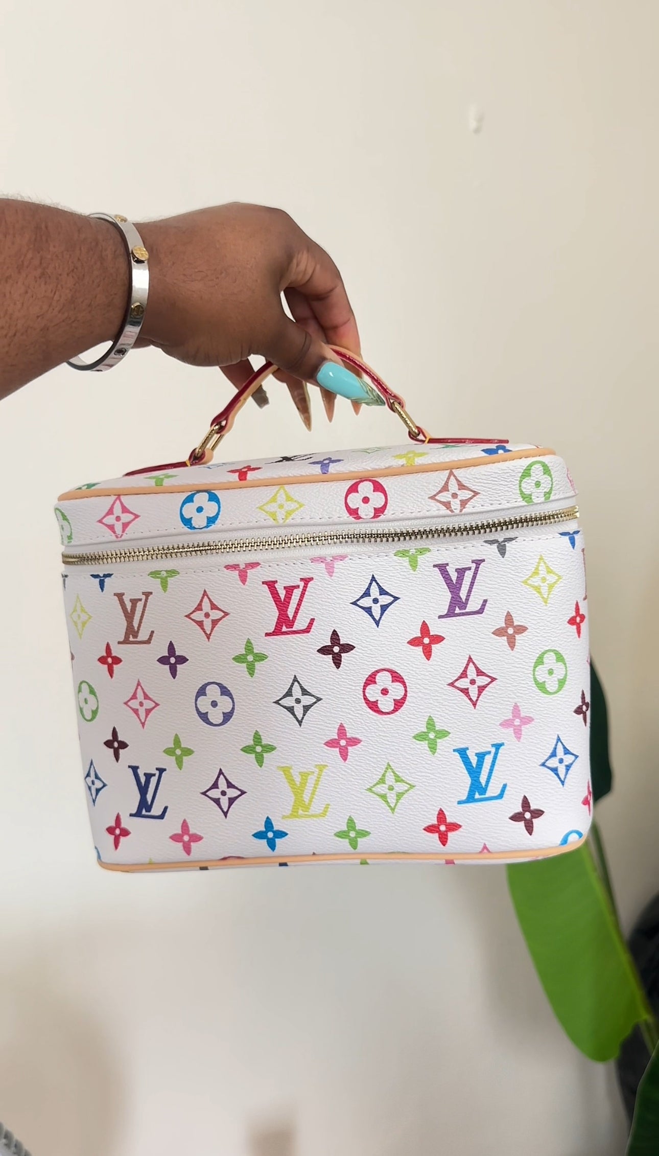 **DUPE** LV X MURAKAMI VANITY BAG