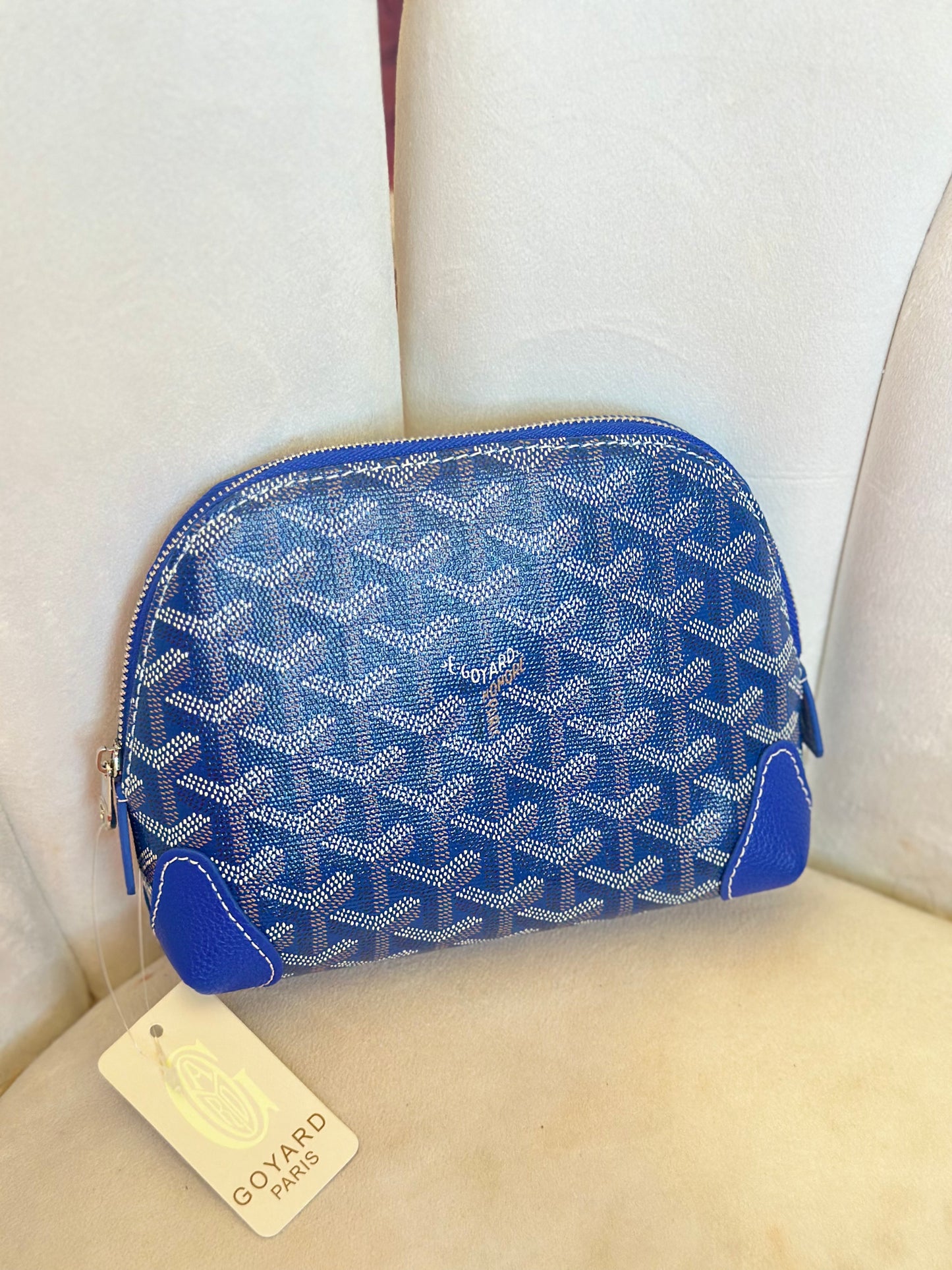**DUPEE** G0YARD COSMETIC POUCH (BLUE)