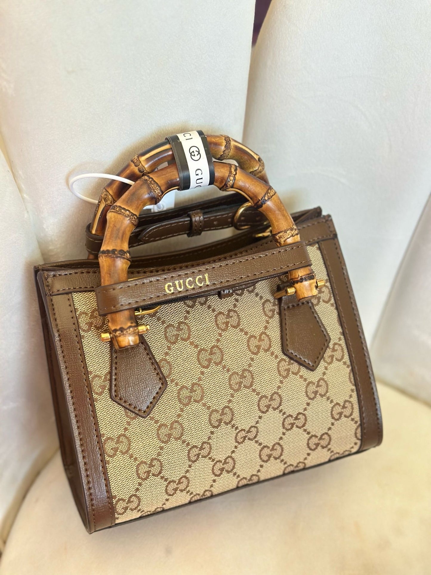 **DUPEE* GUCC! DIANA BAMBOO HANDLE