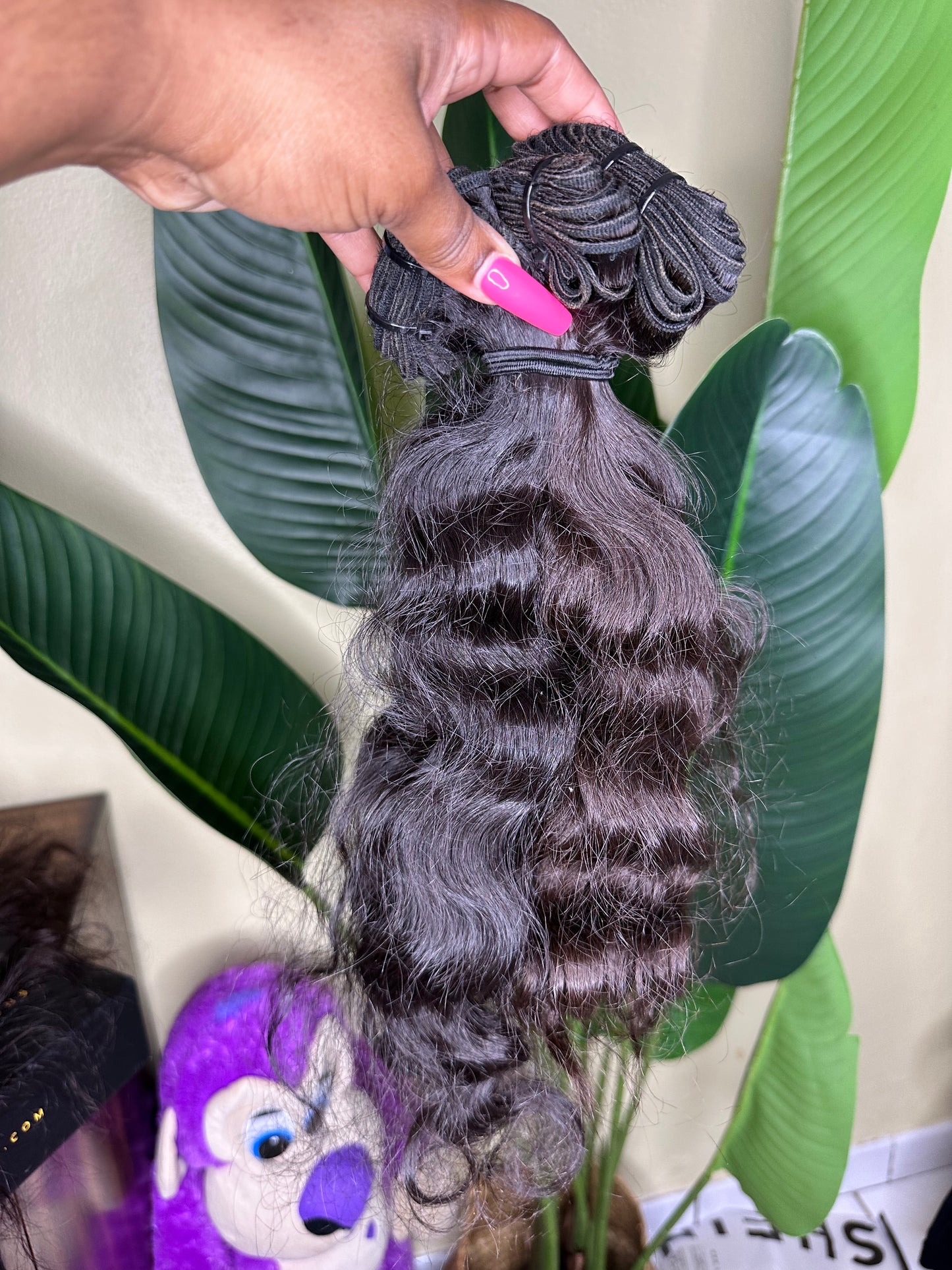 Raw Indian Wavy/Curly Hair 14/16/18