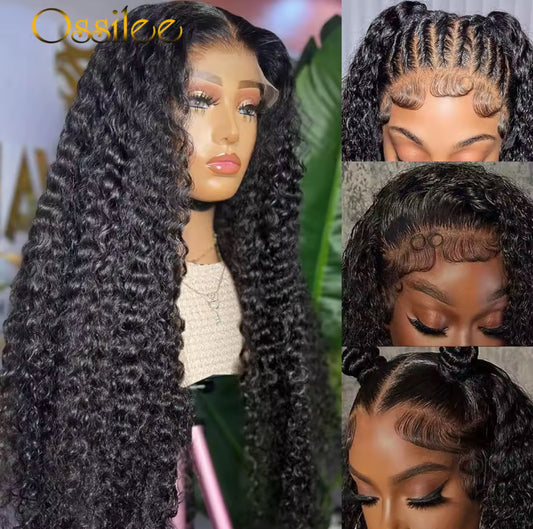 Ossilee 18” 13x4 Deep Wave Frontal Wig