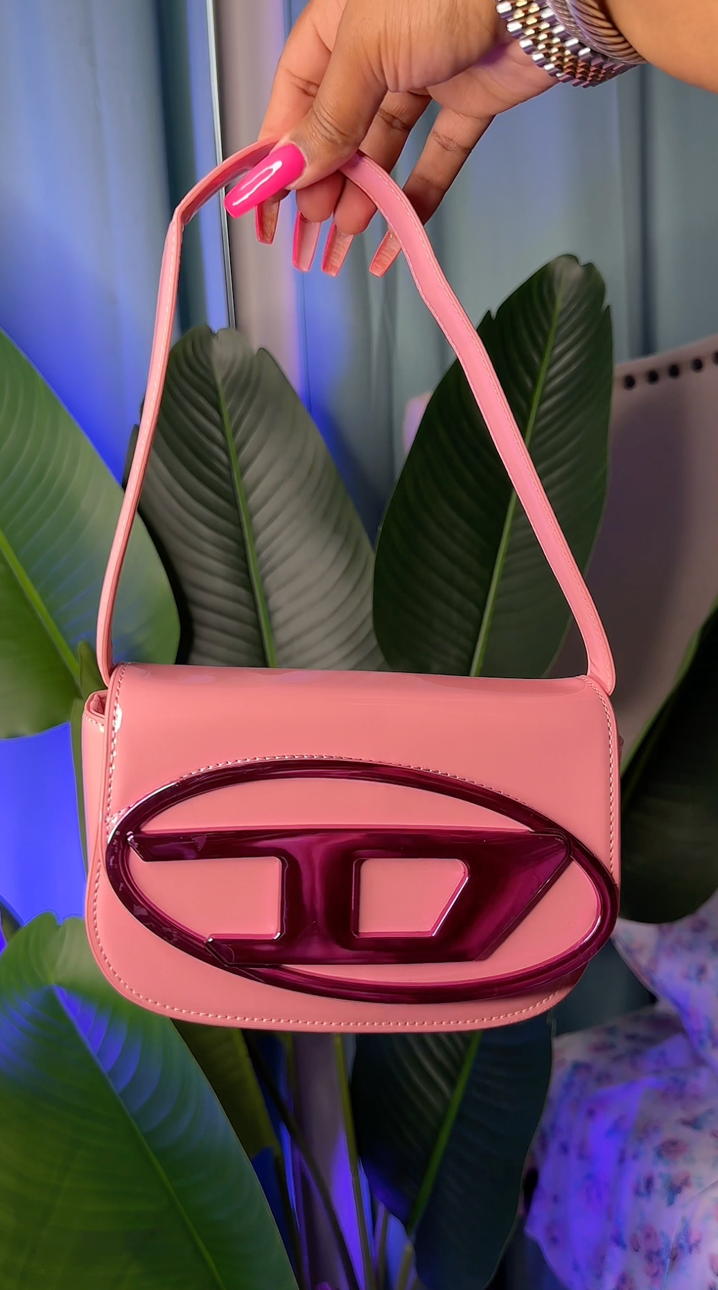 **DUPE** DIESEL 1DR BAG (PINK)